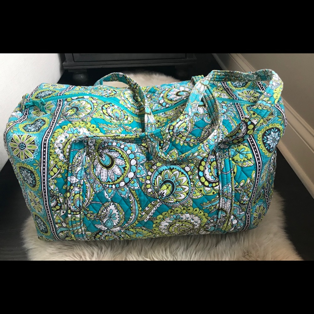 Vera Bradley Large Duffel in Peacock
